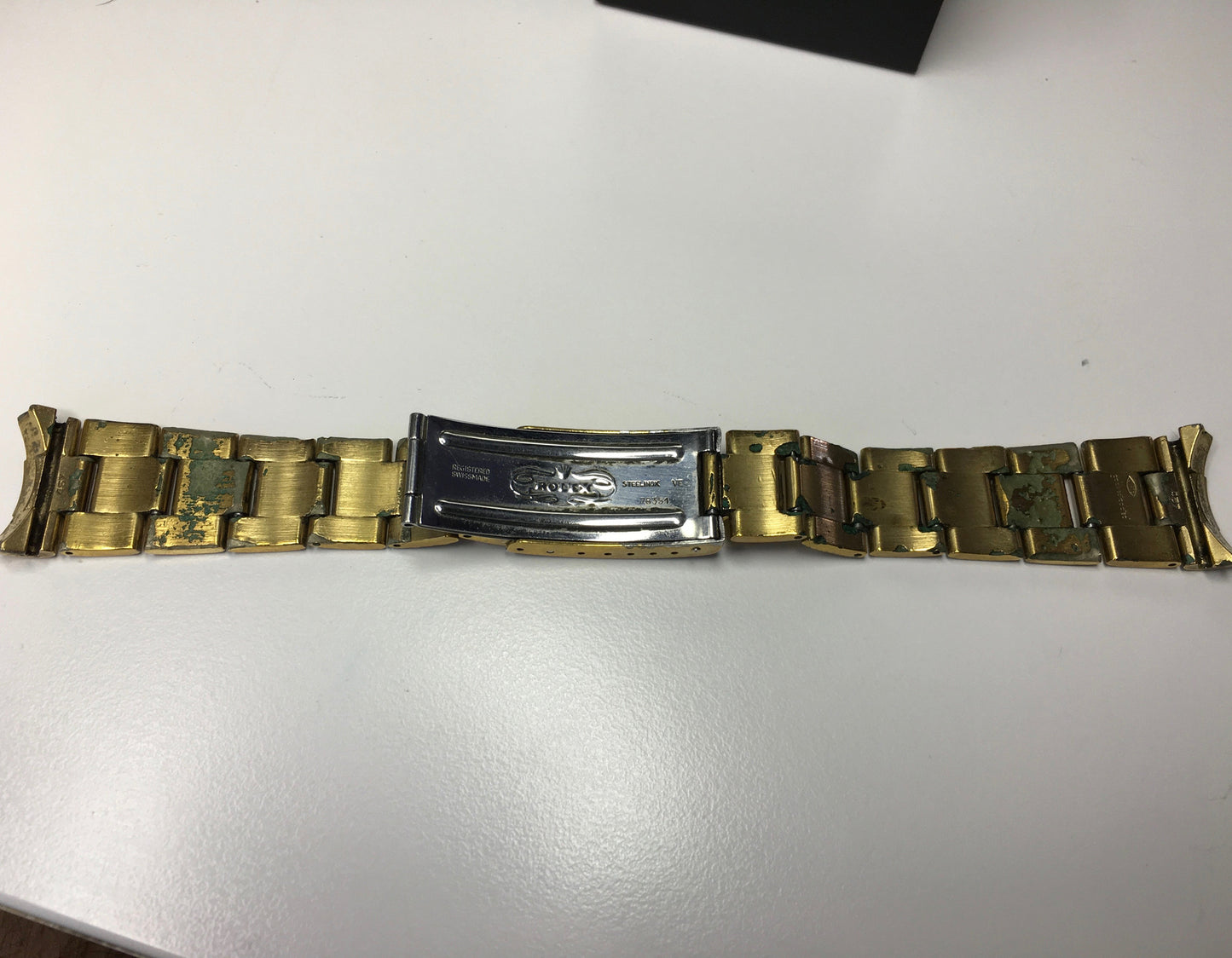 Vintage Rolex 78351 Oyster Gold Filled Plated 457 Ends 19mm Bracelet - Hashtag Watch Company