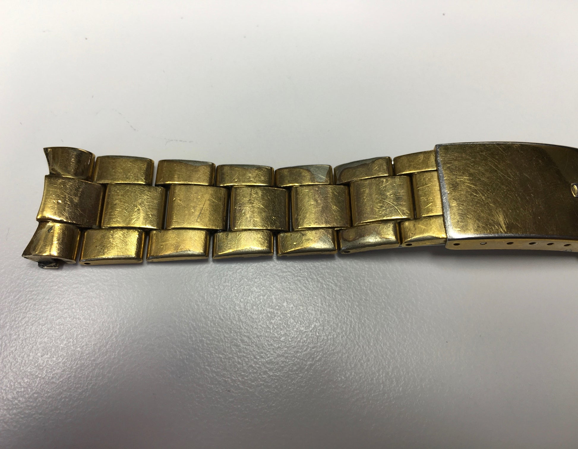 Vintage Rolex 78351 Oyster Gold Filled Plated 457 Ends 19mm Bracelet - Hashtag Watch Company