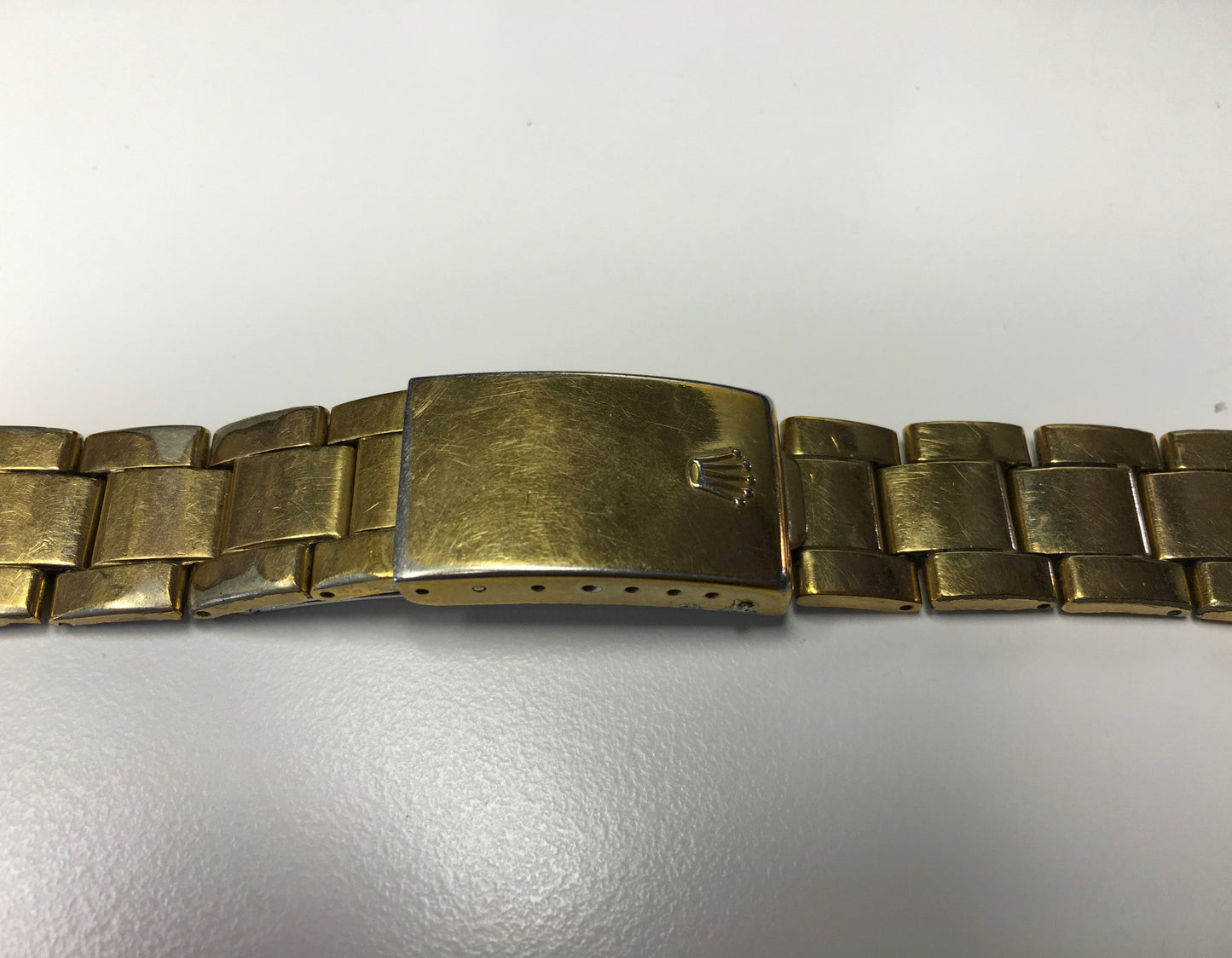 Vintage Rolex 78351 Oyster Gold Filled Plated 457 Ends 19mm Bracelet - Hashtag Watch Company