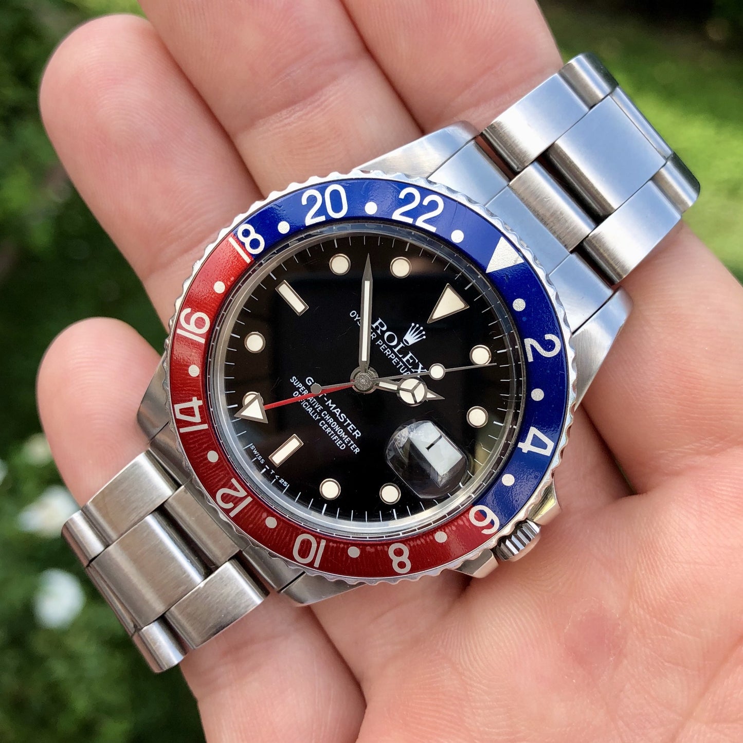 1984 Vintage Rolex GMT MASTER 16750 Pepsi US AIR FORCE Wristwatch - Hashtag Watch Company