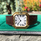 Vintage Cartier Ceinture Automatic 18K Yellow Gold 31mm Leather Deployment Wristwatch - Hashtag Watch Company