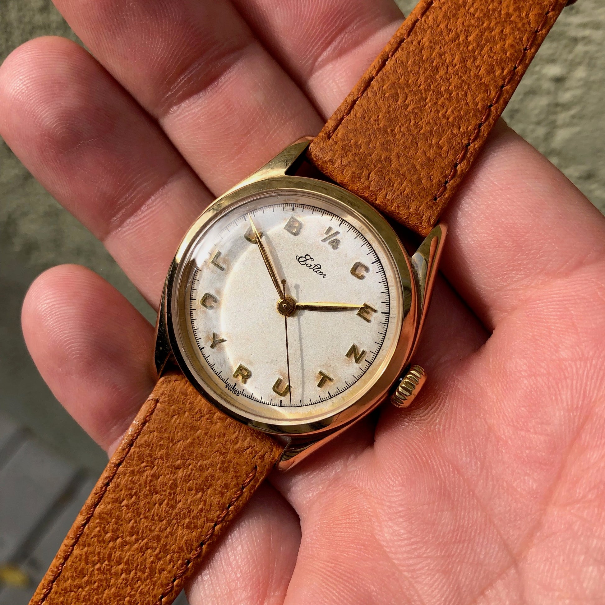 Vintage Rolex 6022 Eaton Retailer Quarter Century Club Precision 14K Yellow Gold  Wristwatch Circa 1958 - Hashtag Watch Company