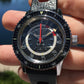 Vintage Favre Leuba Bathy 50 Steel 53243 Black Depth Gauge Divers Wristwatch MINT! - Hashtag Watch Company