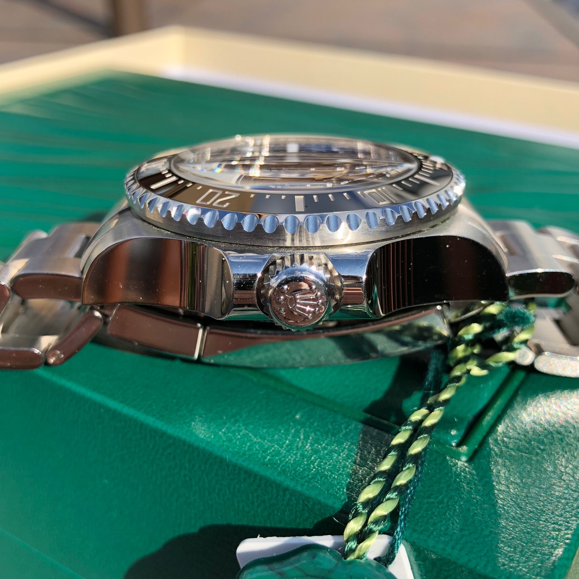 Rolex DeepSea Seadweller Deep Blue Ceramic 116660 James Cameron Wristwatch Box Papers - Hashtag Watch Company