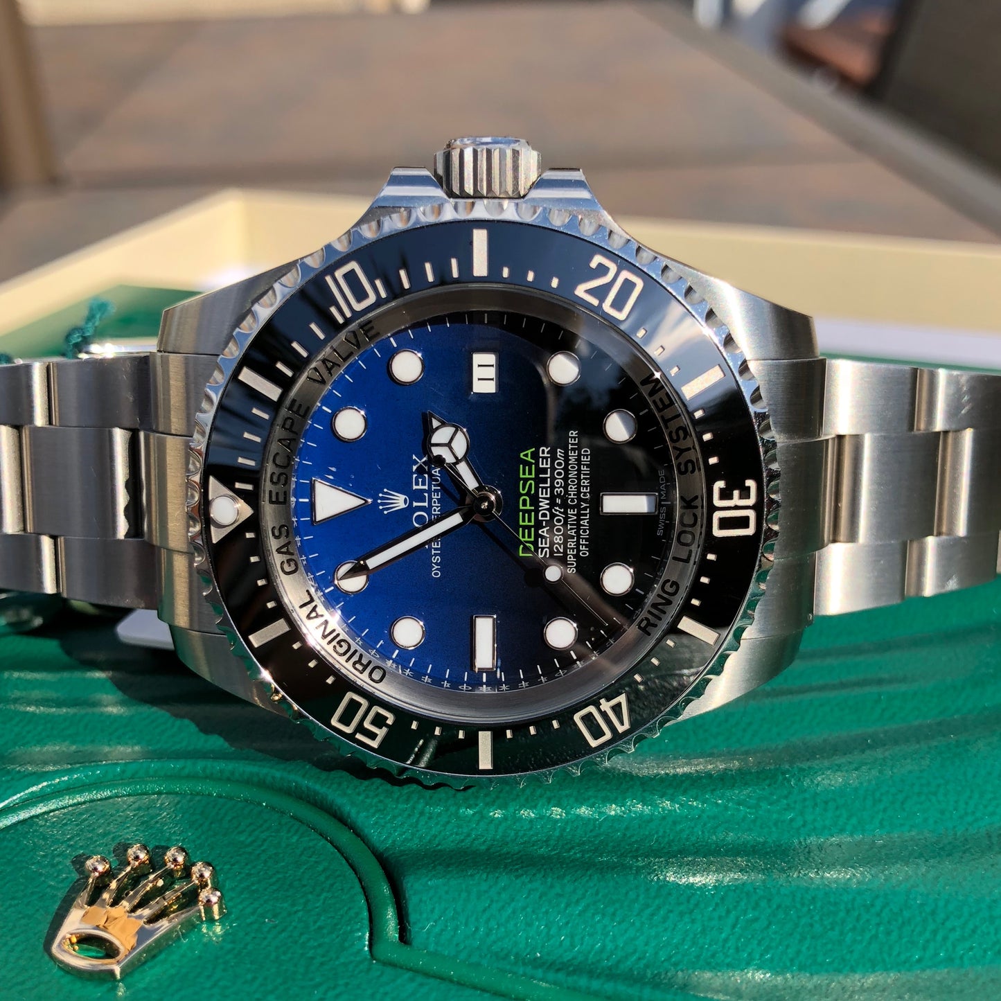 Rolex DeepSea Seadweller Deep Blue Ceramic 116660 James Cameron Wristwatch Box Papers - Hashtag Watch Company