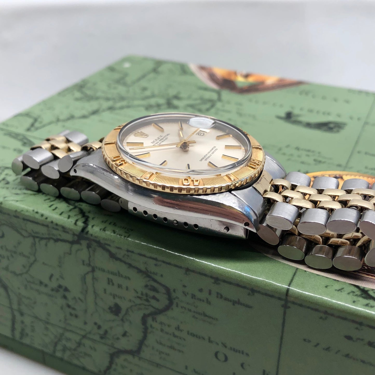 1974 Rolex Datejust Thunderbird 1625 Turn-O-Graph Sigma Dial Two Tone Jubilee Wristwatch - Hashtag Watch Company