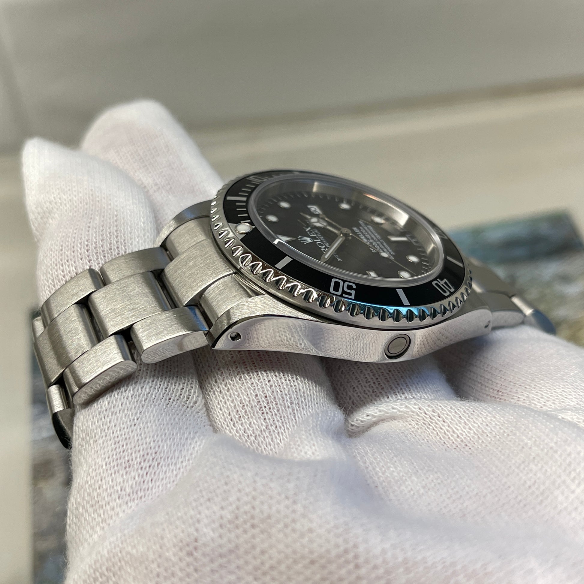 1999 Rolex Sea Dweller 16600 Swiss Only Stainless Steel Oyster Automatic Wristwatch Box Papers - Hashtag Watch Company