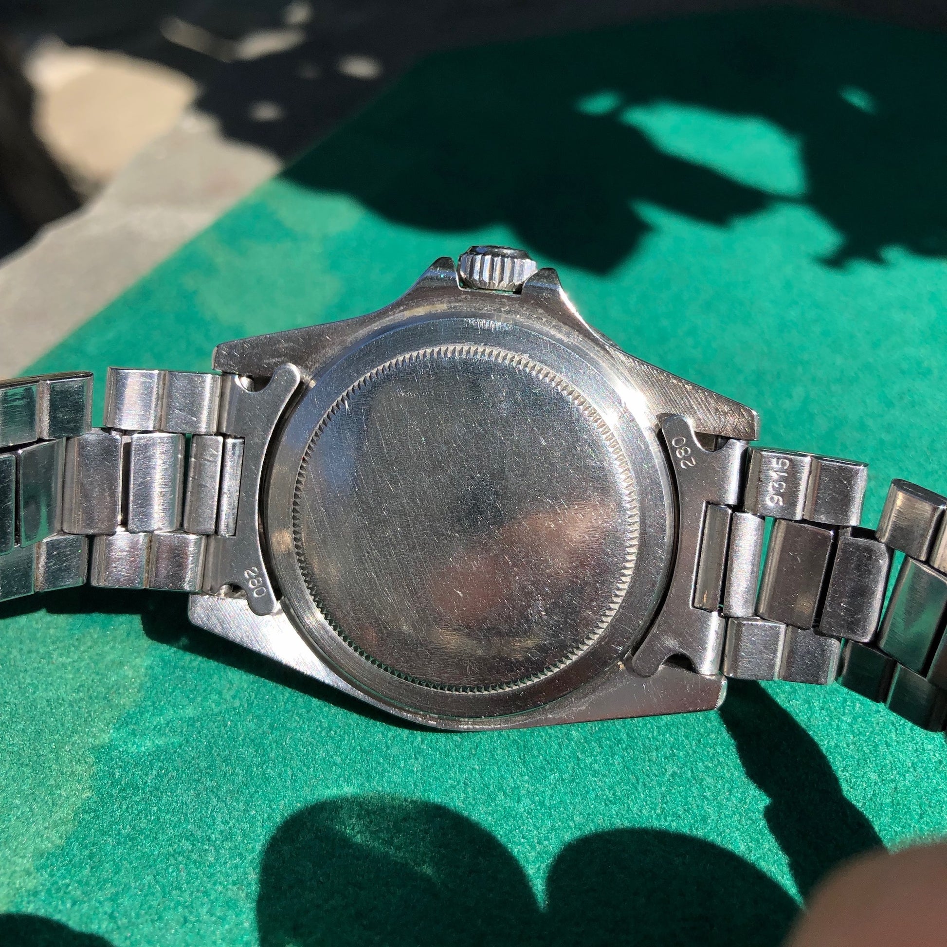 Vintage Rolex Submariner 5513 Meters Frist Dial Matte Black Wristwatch Circa 1967 - Hashtag Watch Company