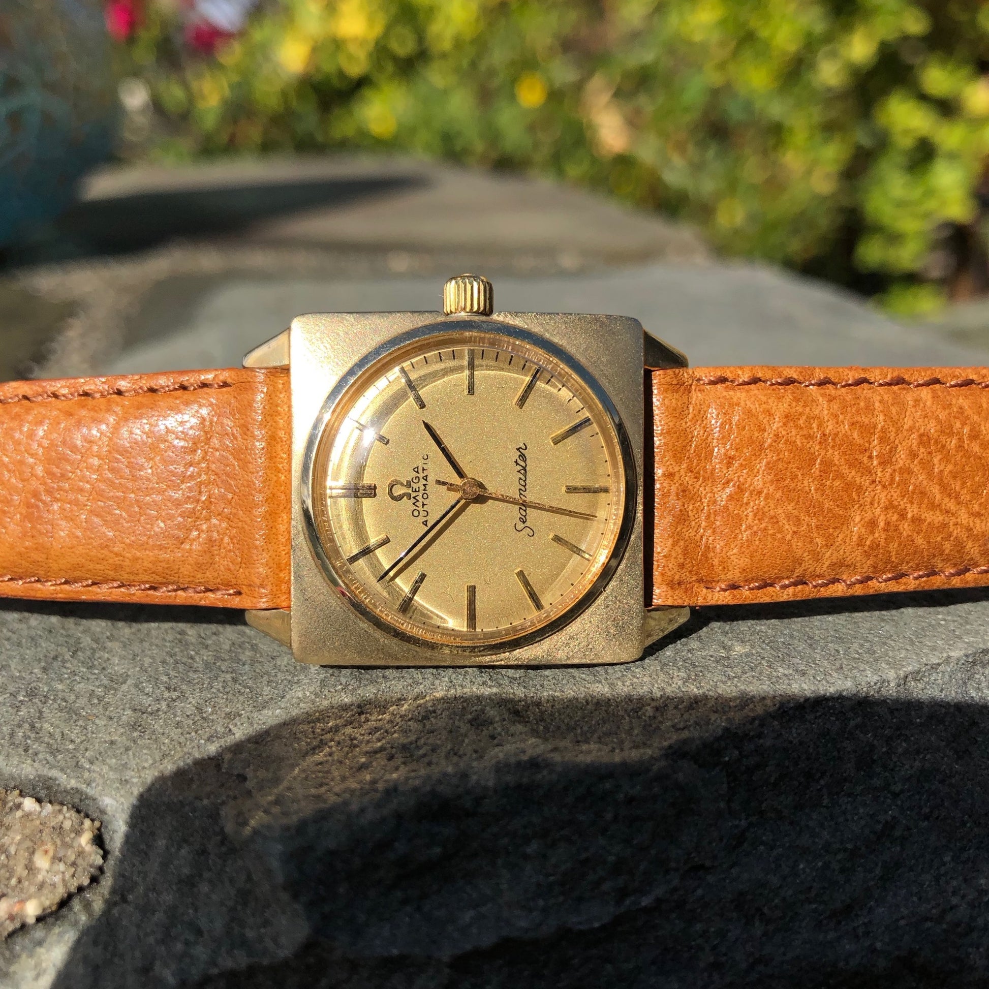 Omega watches 14k clearance gold