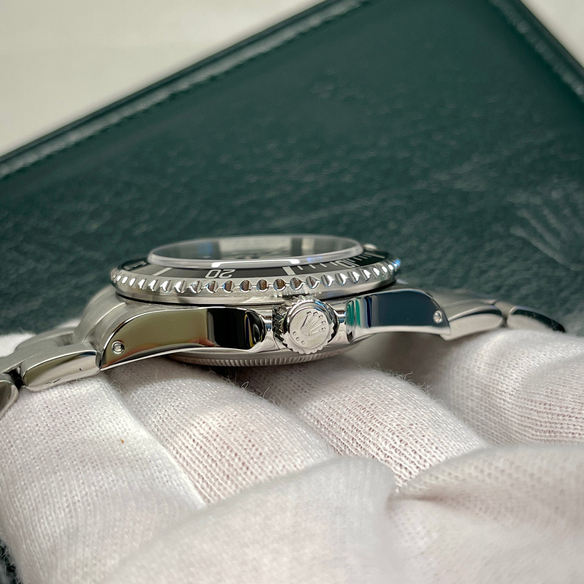 1999 Rolex Sea Dweller 16600 Swiss Only Stainless Steel Oyster Automatic Wristwatch Box Papers - Hashtag Watch Company