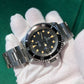 Vintage Tudor Submariner 76100 Lollipop Black Dial Tropical Wristwatch Papers Circa 1985 Unpolished - Hashtag Watch Company