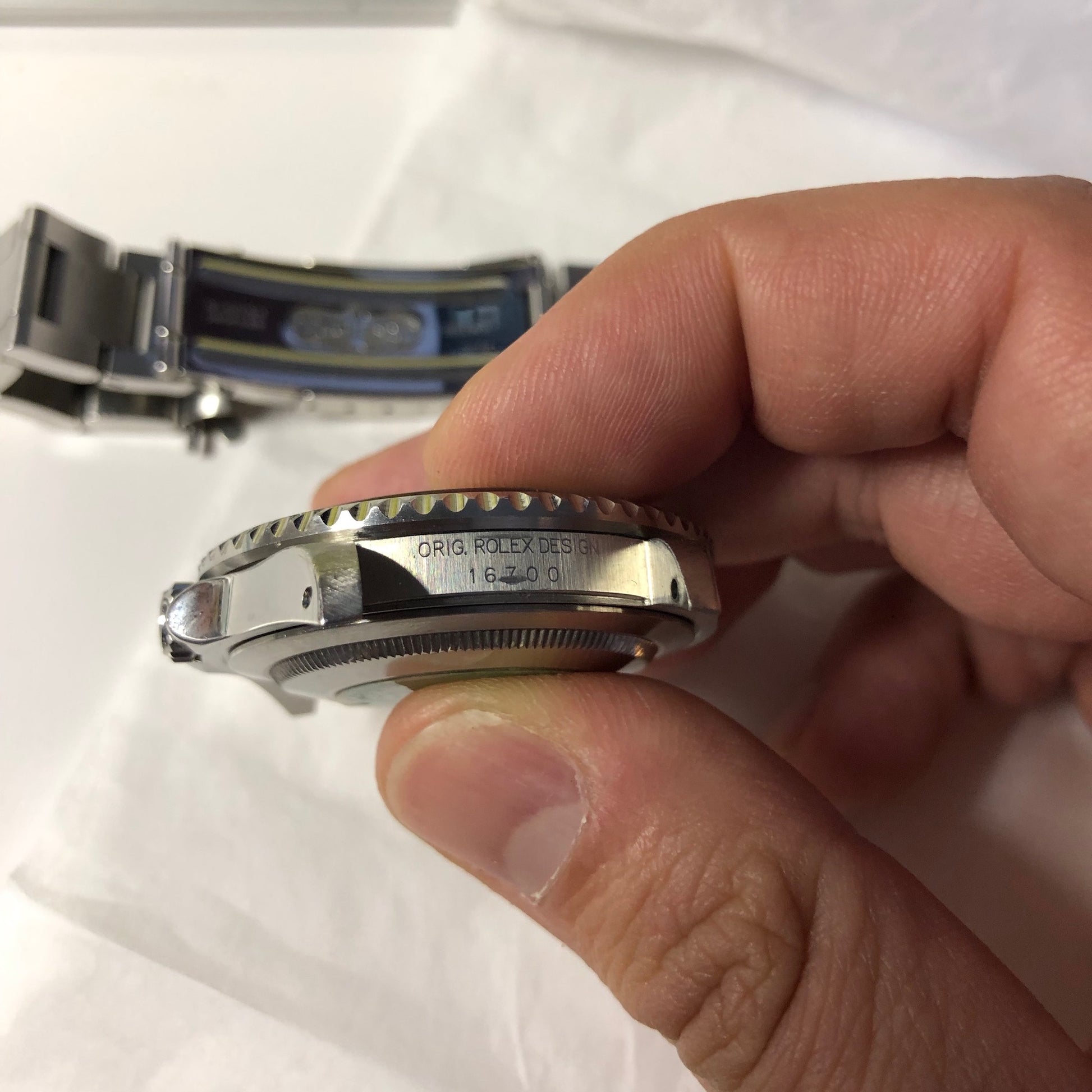 Rolex GMT Master 16700 Stainless Steel Pepsi "U" Serial Caliber 3175 Wristwatch Box Papers Circa 1997 - Hashtag Watch Company
