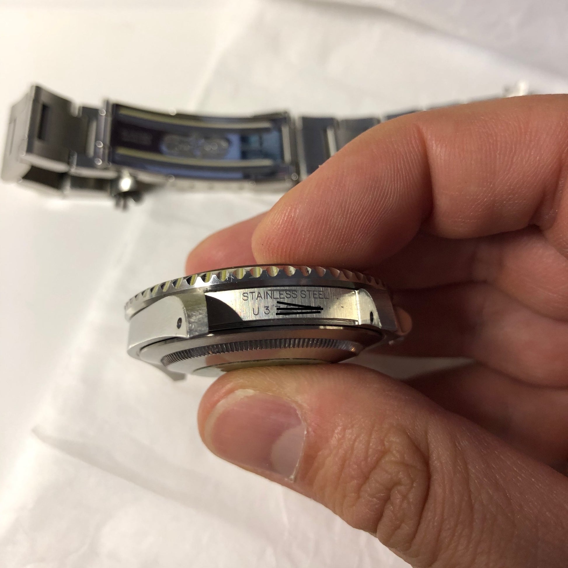 Rolex GMT Master 16700 Stainless Steel Pepsi "U" Serial Caliber 3175 Wristwatch Box Papers Circa 1997 - Hashtag Watch Company
