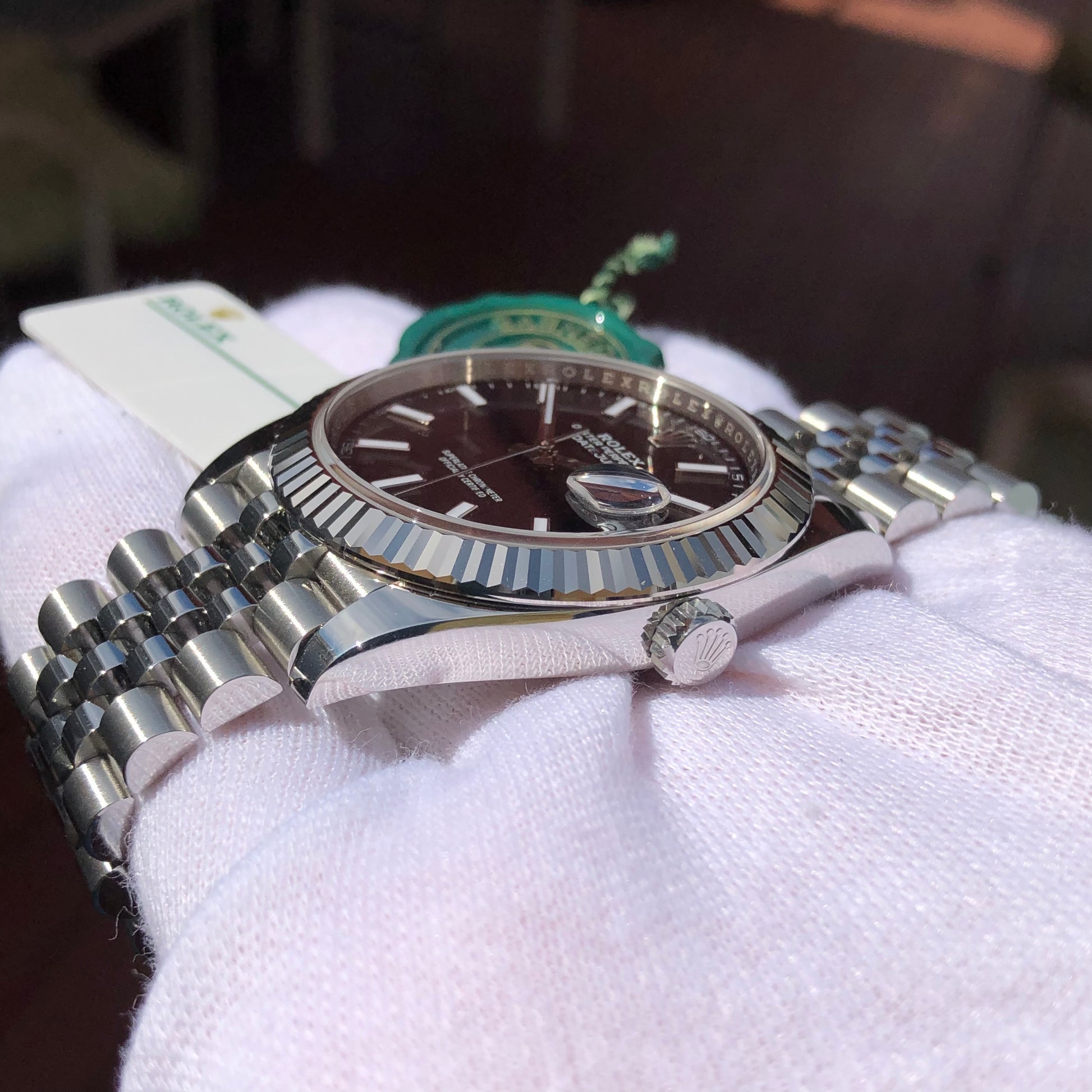 2020 Rolex Datejust 126334 Black Stick Fluted 41mm Steel Jubilee Watch Box Papers Unworn - Hashtag Watch Company