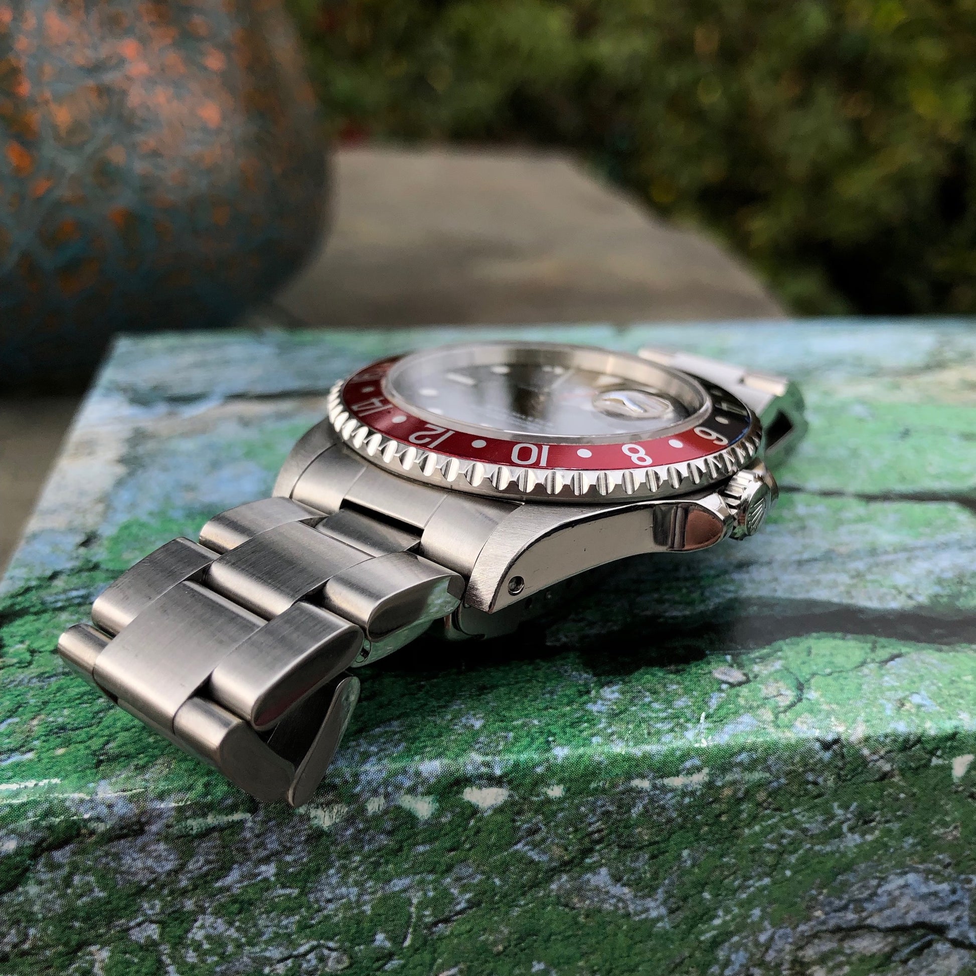 Rolex GMT Master 16700 Stainless Steel Pepsi "U" Serial Caliber 3175 Wristwatch Box Papers Circa 1997 - Hashtag Watch Company