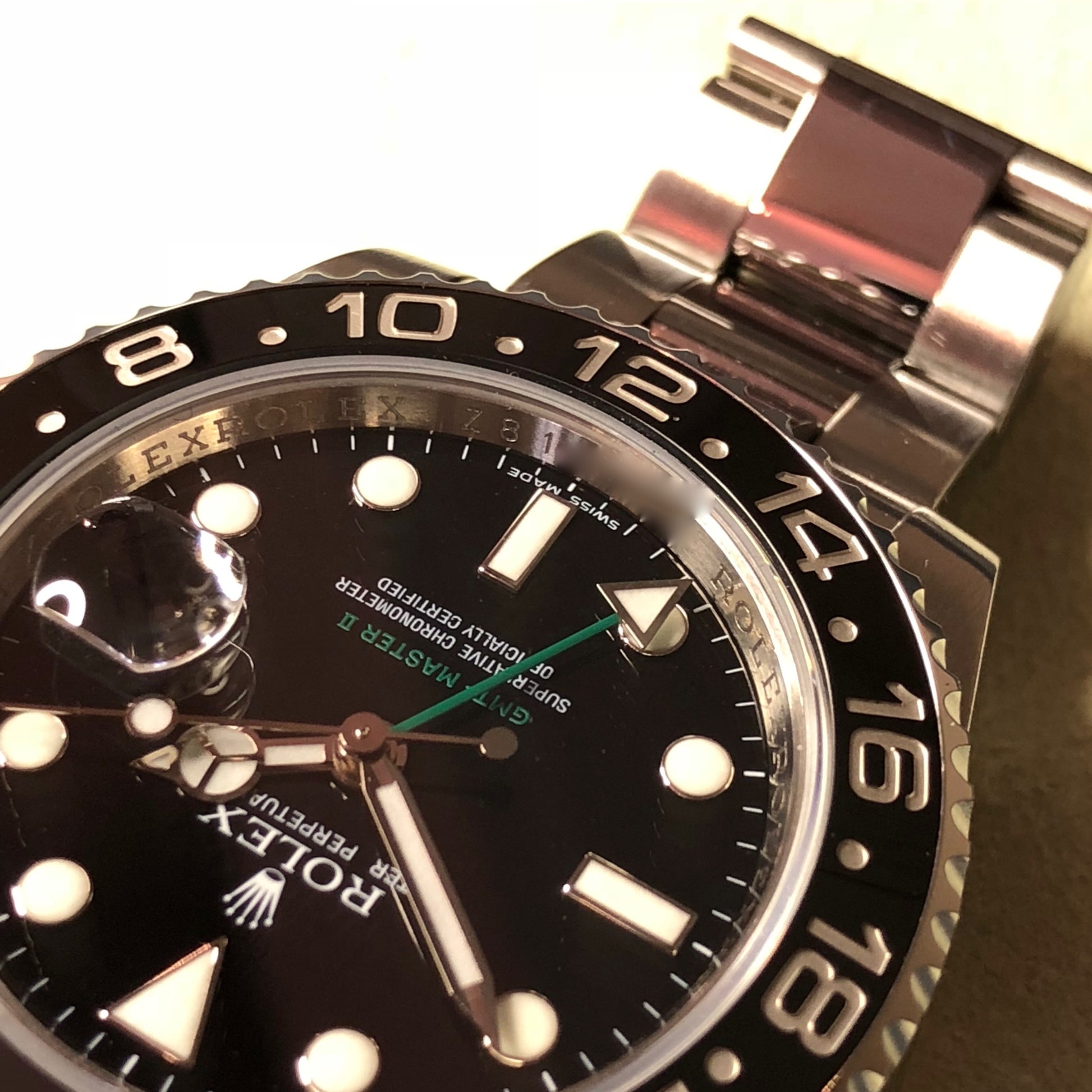 Rolex GMT Master II 116710 Ceramic Steel Automatic Z Series Wristwatch - Hashtag Watch Company