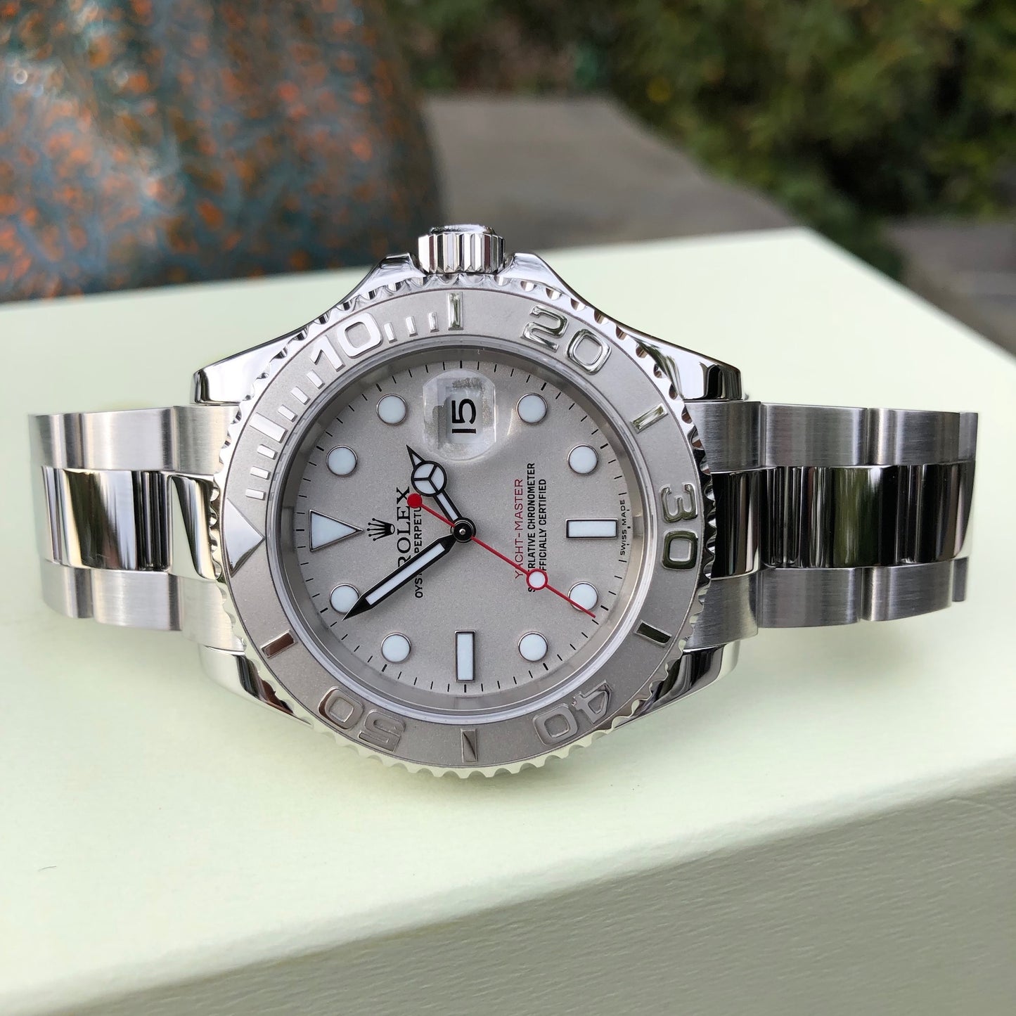 Rolex Yachtmaster 16622 Platinum 40mm Steel Oyster Z Serial Wristwatch Circa 2006 - Hashtag Watch Company