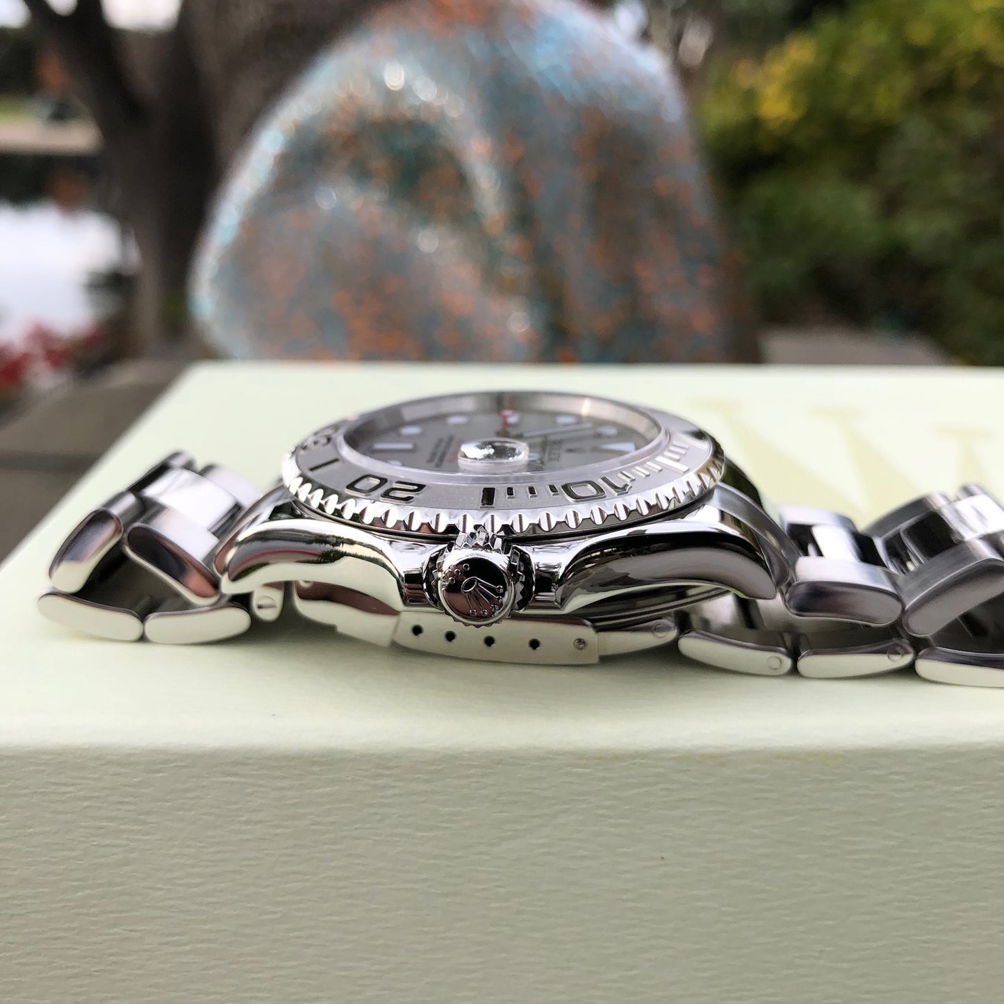 Rolex Yachtmaster 16622 Platinum 40mm Steel Oyster Z Serial Wristwatch Circa 2006 - Hashtag Watch Company