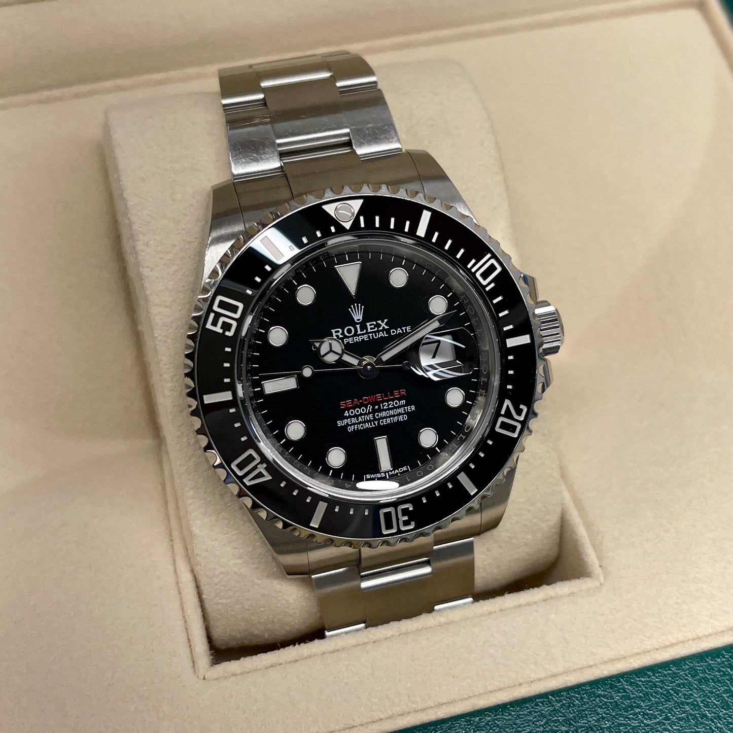 2018 Rolex Red Sea Dweller 126600 Mk 1 Stainless Steel Oyster 50th Anniversary Box Papers - Hashtag Watch Company