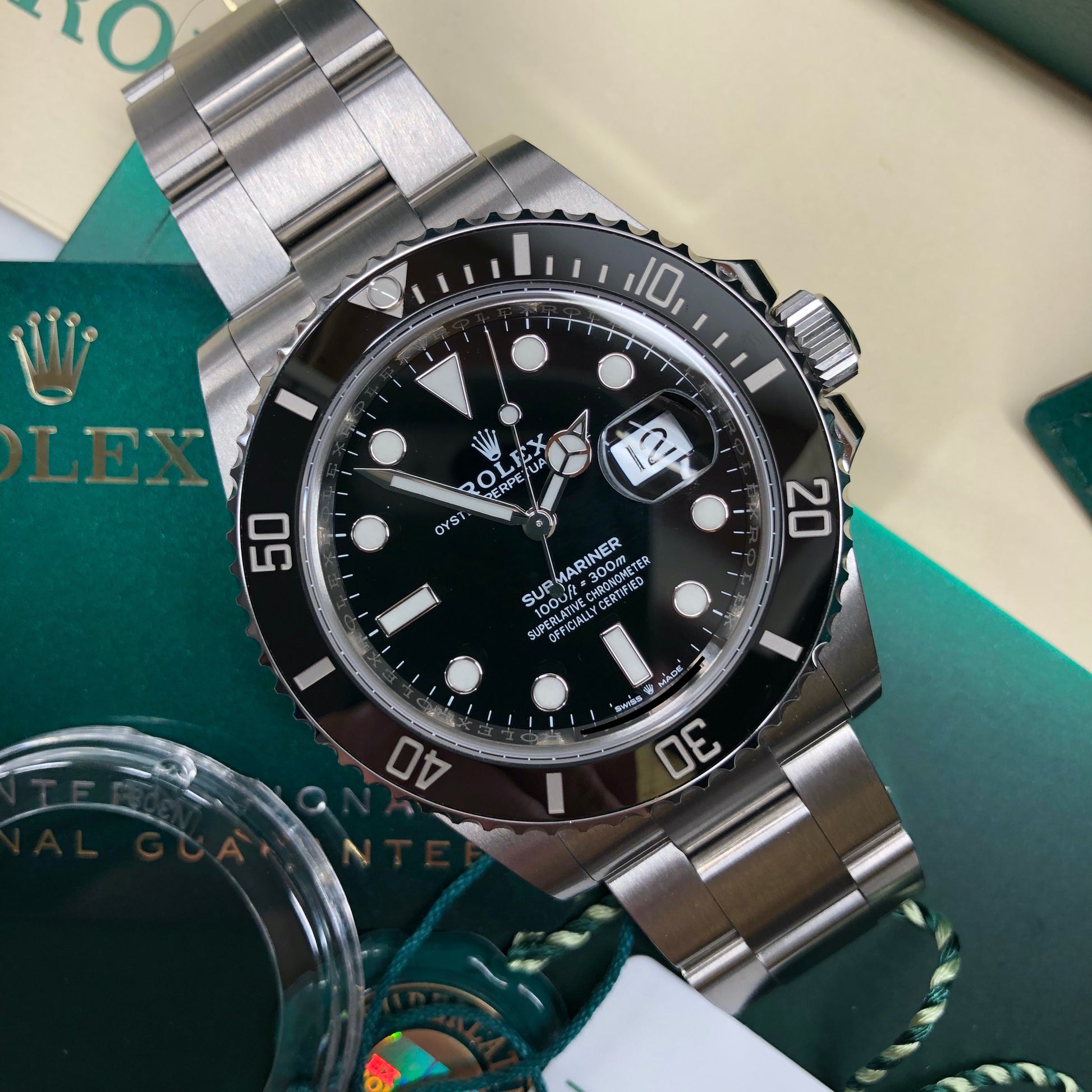 2020 Rolex Submariner Date 126610LN Ceramic 41mm Oyster Perpetual Steel Wristwatch Box Papers - Hashtag Watch Co.