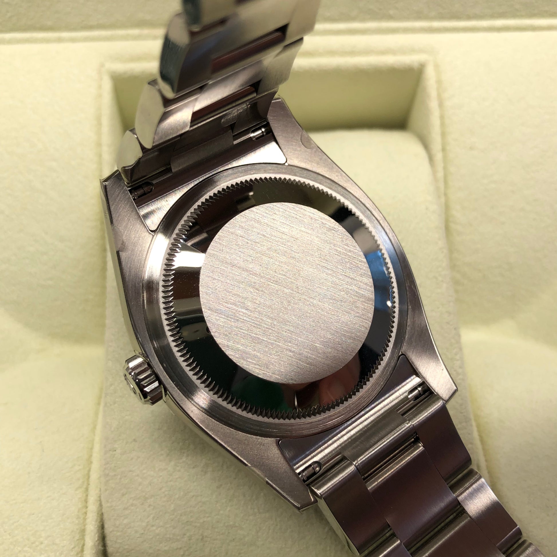 2014 Rolex Datejust 116200 Blue Oyster 36mm Smooth Bezel Wristwatch with Box and Papers Unworn Factory Wrapped - Hashtag Watch Company