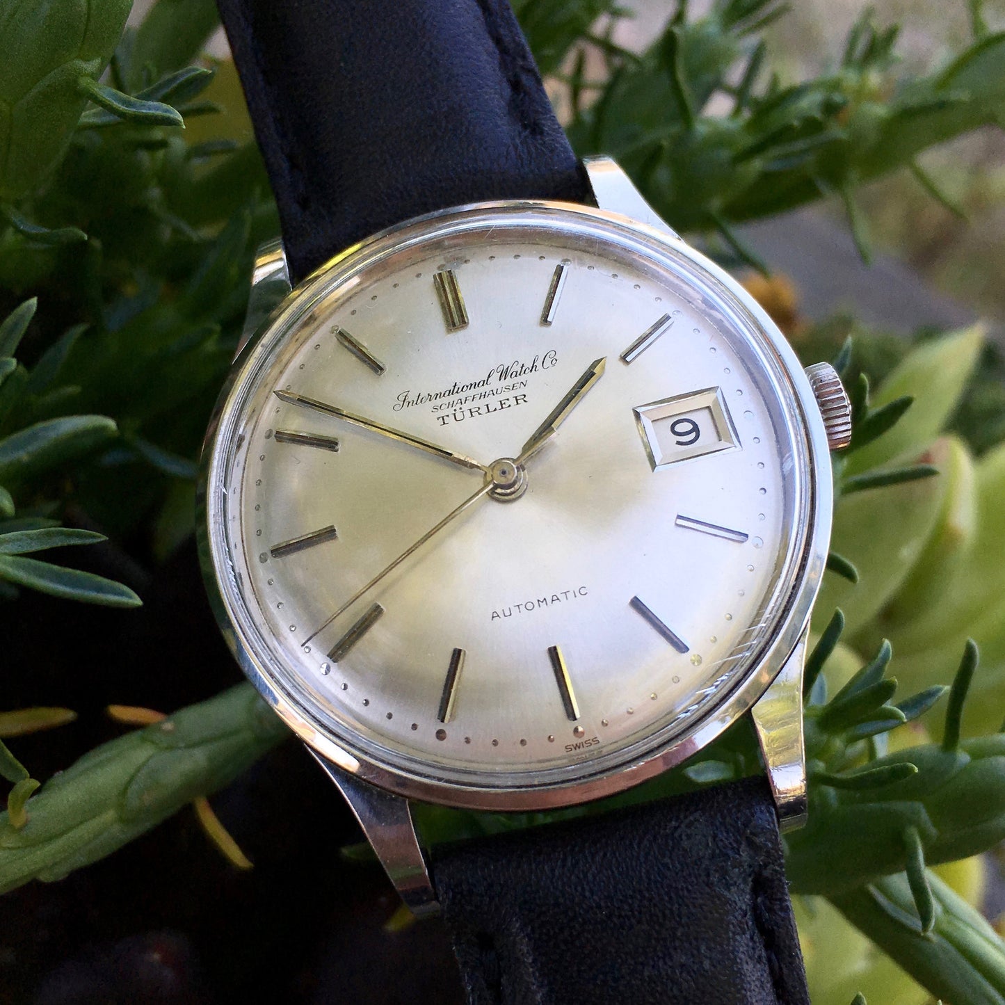 Vintage IWC Shaffhausen 809A Automatic Cal. 8541 Turler Signed Steel Watch - Hashtag Watch Company