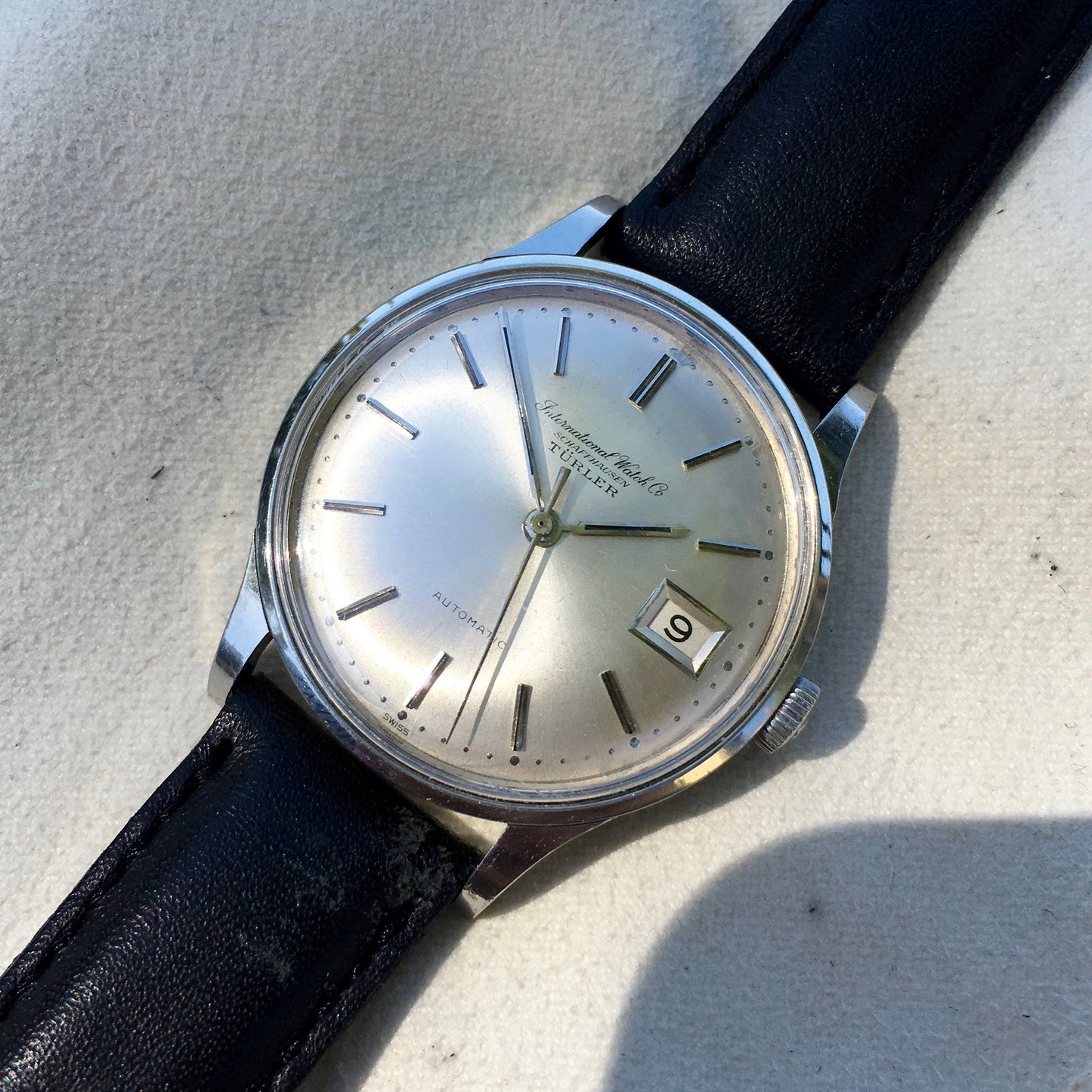 Vintage IWC Shaffhausen 809A Automatic Cal. 8541 Turler Signed Steel Watch - Hashtag Watch Company