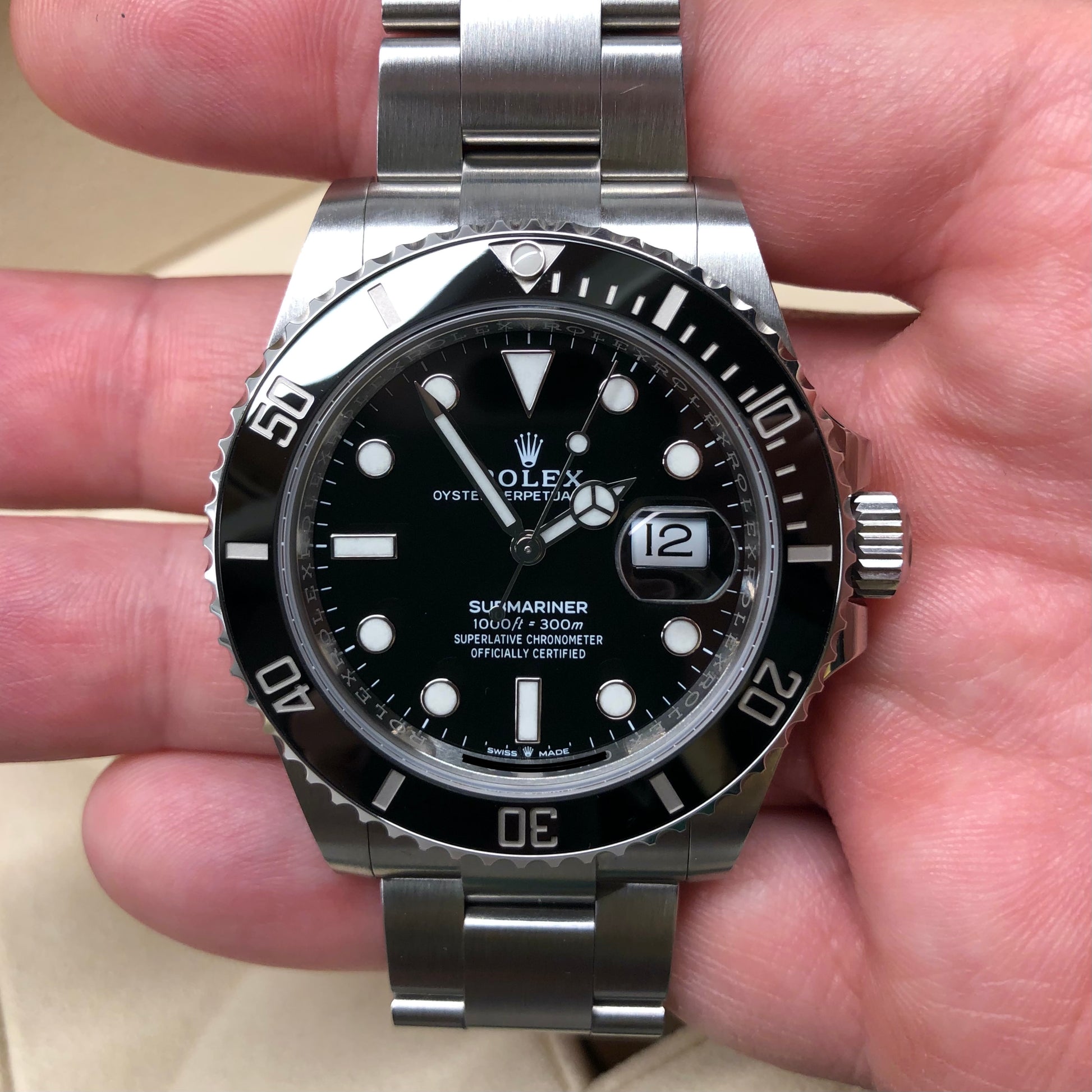 2020 Rolex Submariner Date 126610LN Ceramic 41mm Oyster Perpetual Steel Wristwatch Box Papers - Hashtag Watch Co.