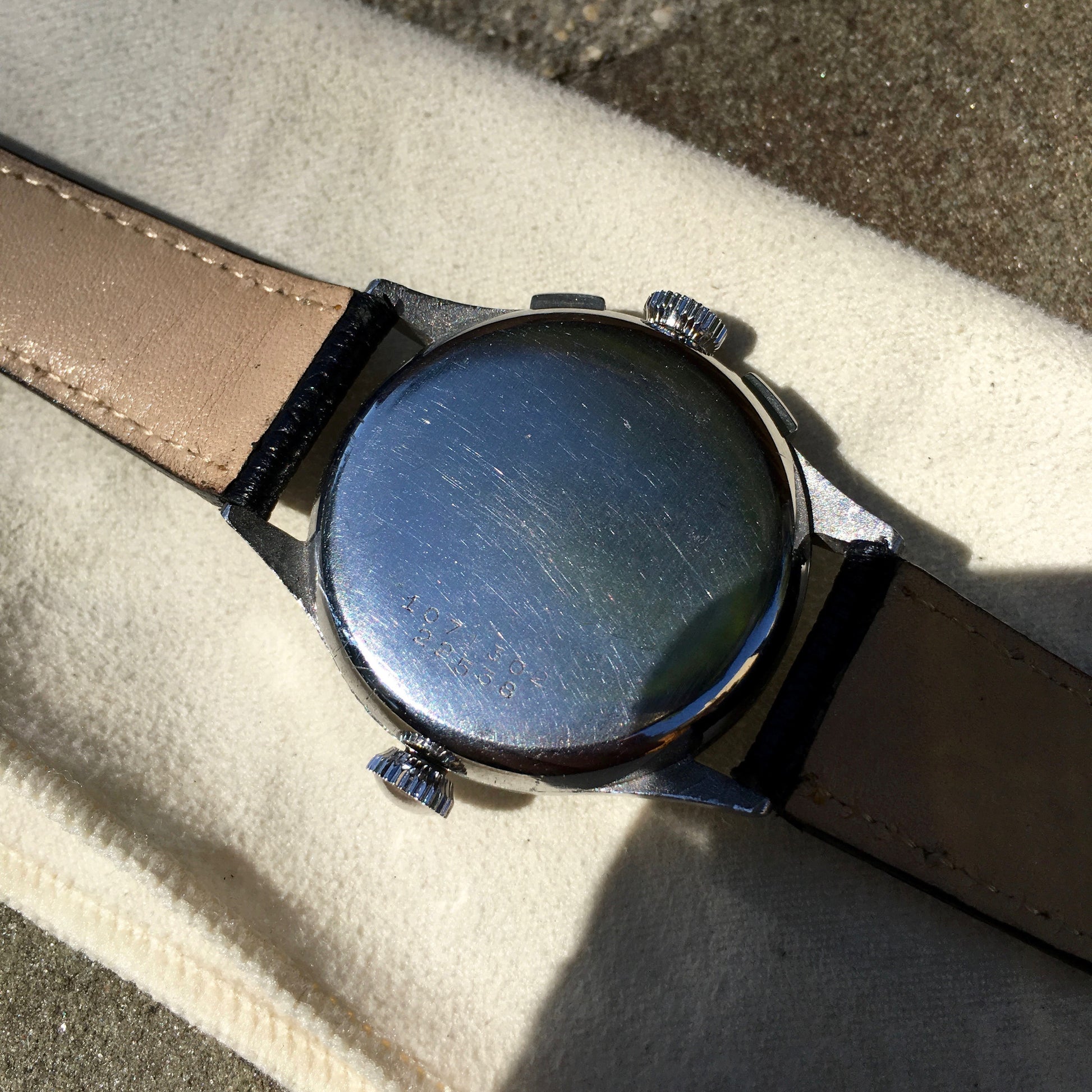 Vintage Universal Geneve Aero-Compax 22538 Steel Chronograph Wristwatch - Hashtag Watch Company