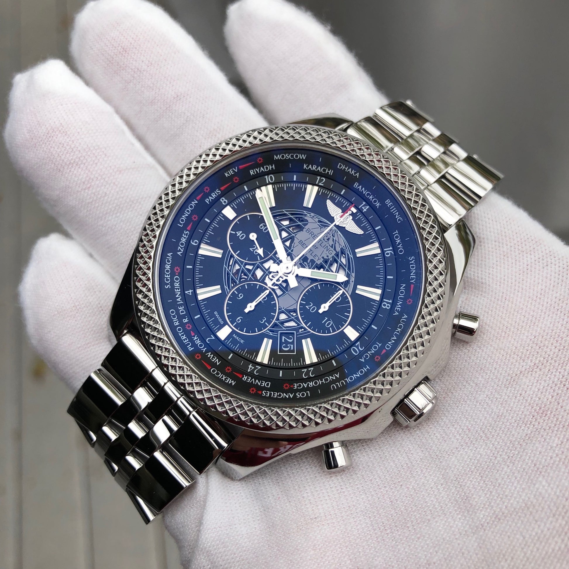 Breitling for Bentley AB0521U4 B05 Unitime Stainless Steel