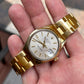 1970 Vintage Rolex Oyster Perpetual Date 1550 Silver Stick Cal. 1570 Automatic Gold Shell Wristwatch - Hashtag Watch Company