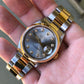Rolex Datejust 16203 Steel Serti Diamond Two Tone 18K Gold Wristwatch Box & Papers - Hashtag Watch Company
