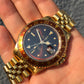 1981 Rolex GMT MASTER 16758 Root Beer 18K Yellow Gold Nipple Dial Wristwatch Box Papers - Hashtag Watch Company