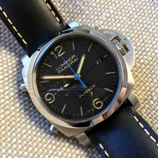 Panerai Luminor Flyback PAM 524 1950 3 Days Chronograph Automatic Watch - Hashtag Watch Company