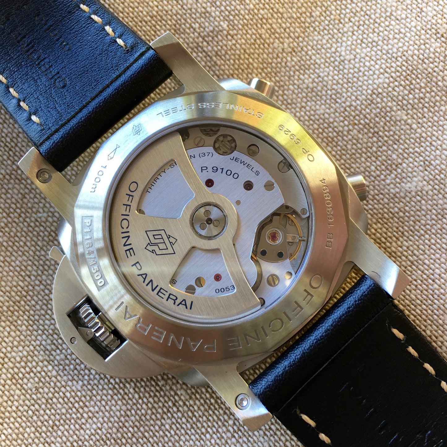 Panerai Luminor Flyback PAM 524 1950 3 Days Chronograph Automatic Watch - Hashtag Watch Company