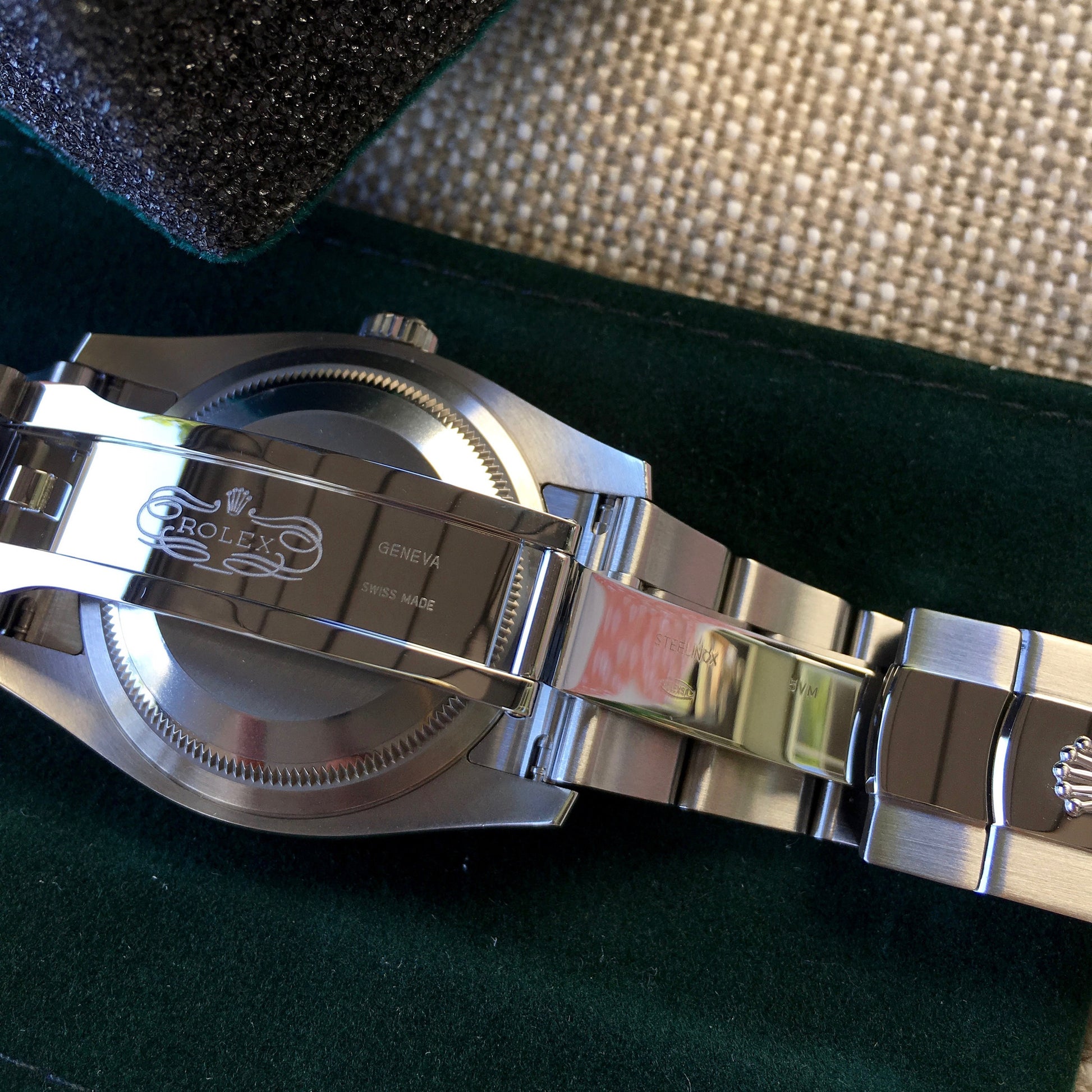 Rolex Datejust 116200 Blue Stick 36mm Oyster Stainless Steel Wristwatch - Hashtag Watch Company