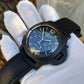 Panerai Luminor PAM 317 Monopulsante 1950 8 Days Chronograph GMT Wristwatch Box Papers - Hashtag Watch Company
