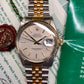 1986 Rolex Datejust 16013 Silver Tapestry Two Tone Jubilee Wristwatch with Box and Papers - Hashtag Watch Company