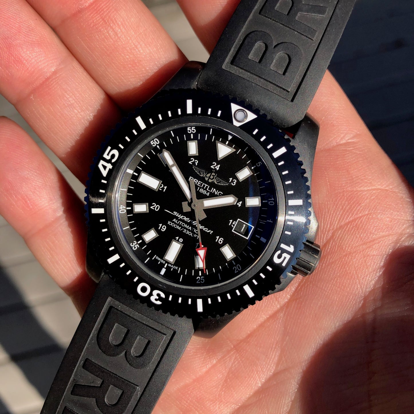 Breitling superocean top 44 special blacksteel