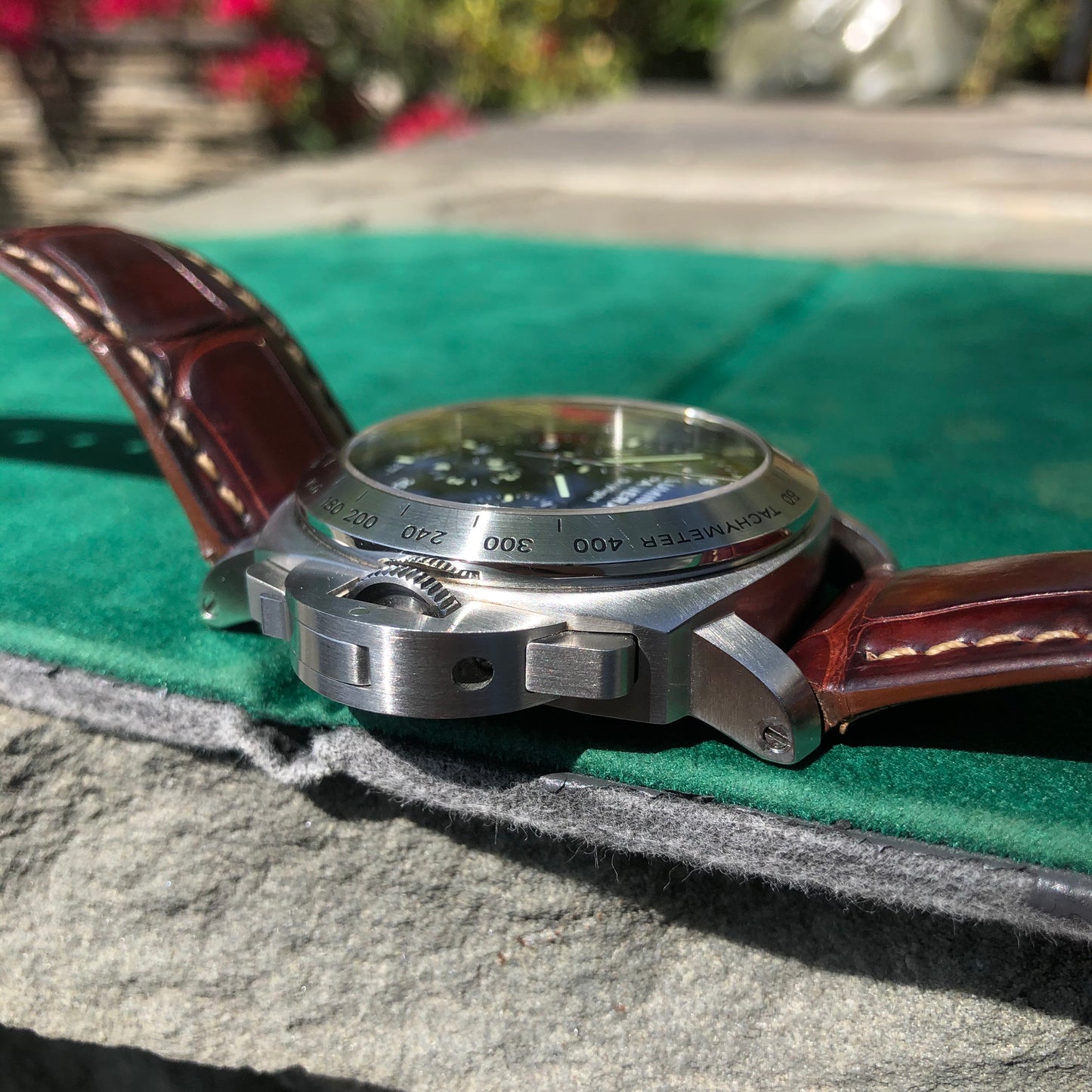 Panerai Luminor Daylight PAM 250 Chronograph Automatic Stainless Steel 44mm Wristwatch - Hashtag Watch Company
