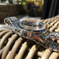 Vintage Eberhard & Co. Contograf Steel Chronograph Gilt Roulette Date Wristwatch - Hashtag Watch Company
