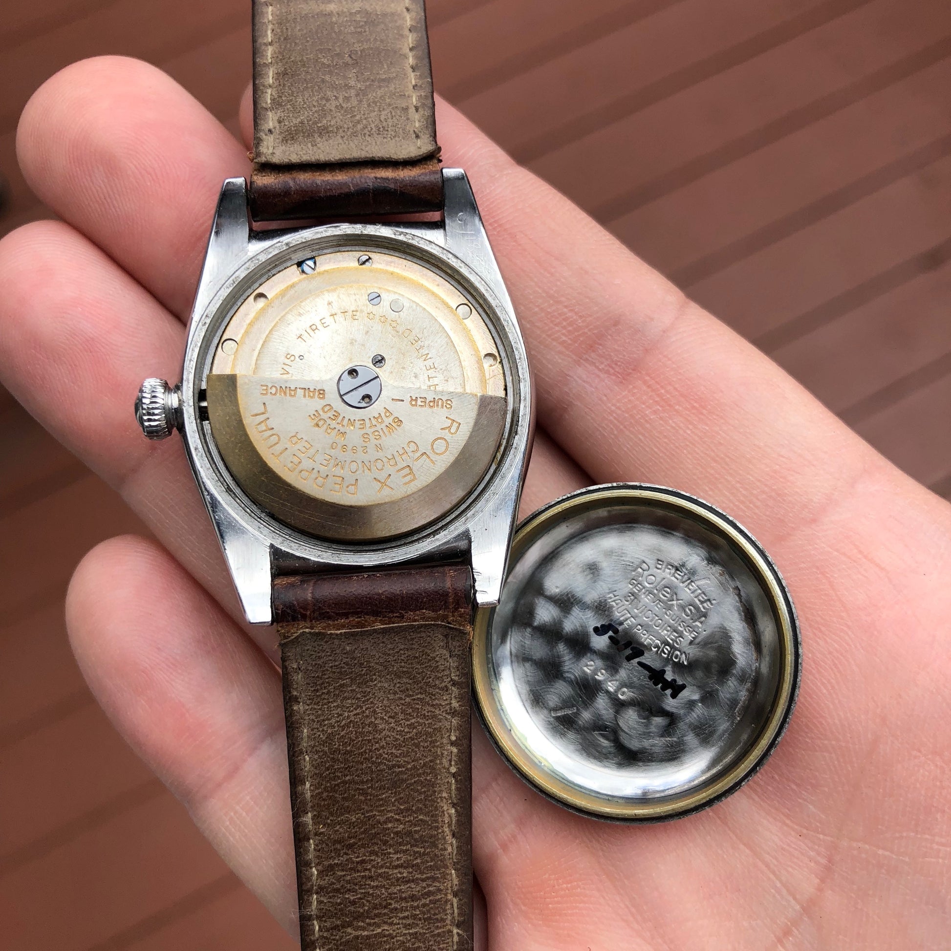 Vintage Rolex Bubbleback 2940 Steel Chronometer California Dial Automatic Wristwatch - Hashtag Watch Company