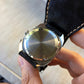 Vintage Baylor Steel Chronograph Venus 210 Brown Tropical Manual Wristwatch - Hashtag Watch Company