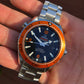 2018 Omega Planet Ocean 600M Seamaster 232.30.42.21.01.002 Steel Co-Axial 42mm Orange Bezel Box Papers - Hashtag Watch Co.
