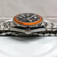 2018 Omega Planet Ocean 600M Seamaster 232.30.42.21.01.002 Steel Co-Axial 42mm Orange Bezel Box Papers - Hashtag Watch Co.