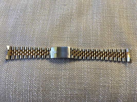 Rolex Jubilee 62523H-18 Two Tone Steel 18K Gold 455 B Ends Bracelet 7.25" - Hashtag Watch Company