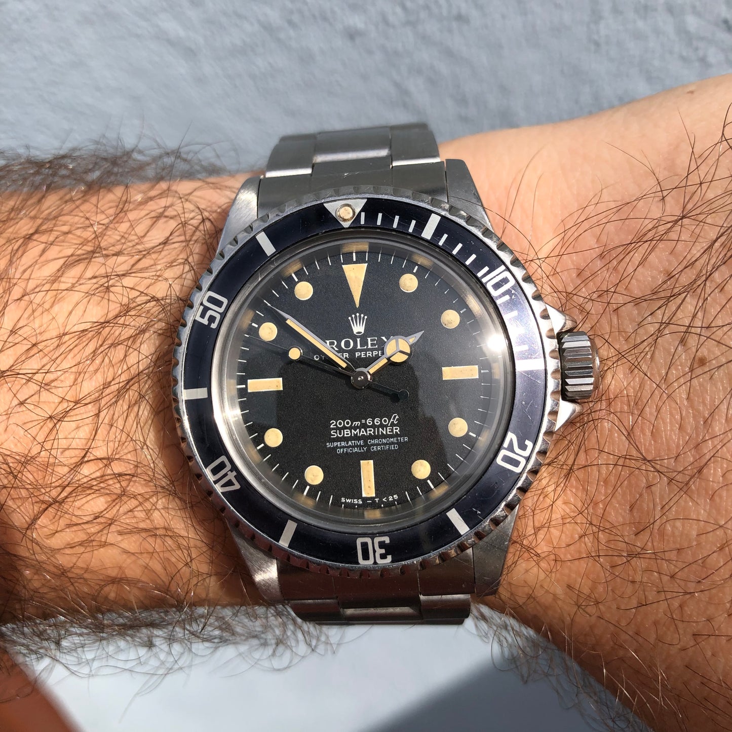 1967 Rolex Submariner 5512 Meters First Steel Wristwatch with Box Papers - Hashtag Watch Company