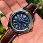 Breitling Colt Quartz Blue A7438811 Brown Leather 44mm Wristwatch Box & Papers - Hashtag Watch Company