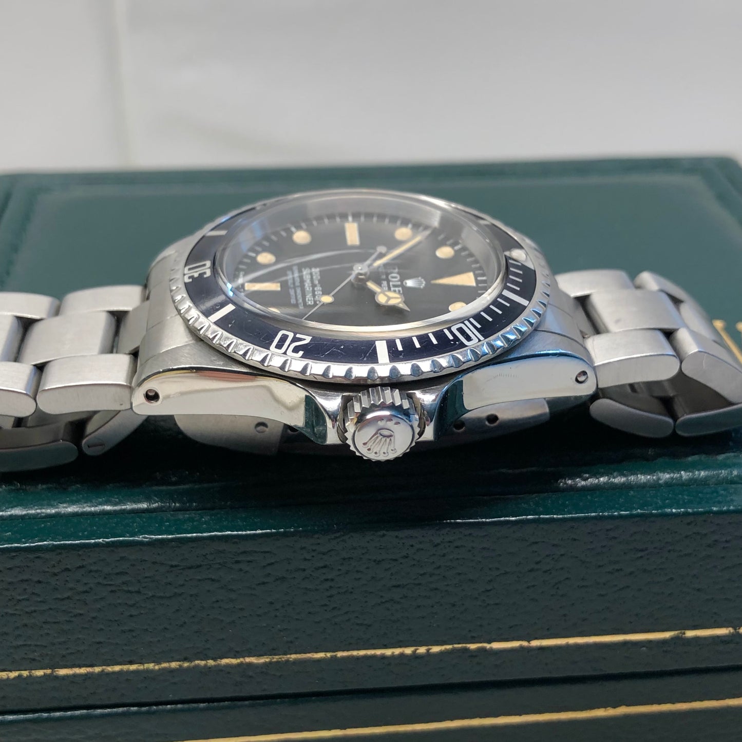 1967 Rolex Submariner 5512 Meters First Steel Wristwatch with Box Papers - Hashtag Watch Company