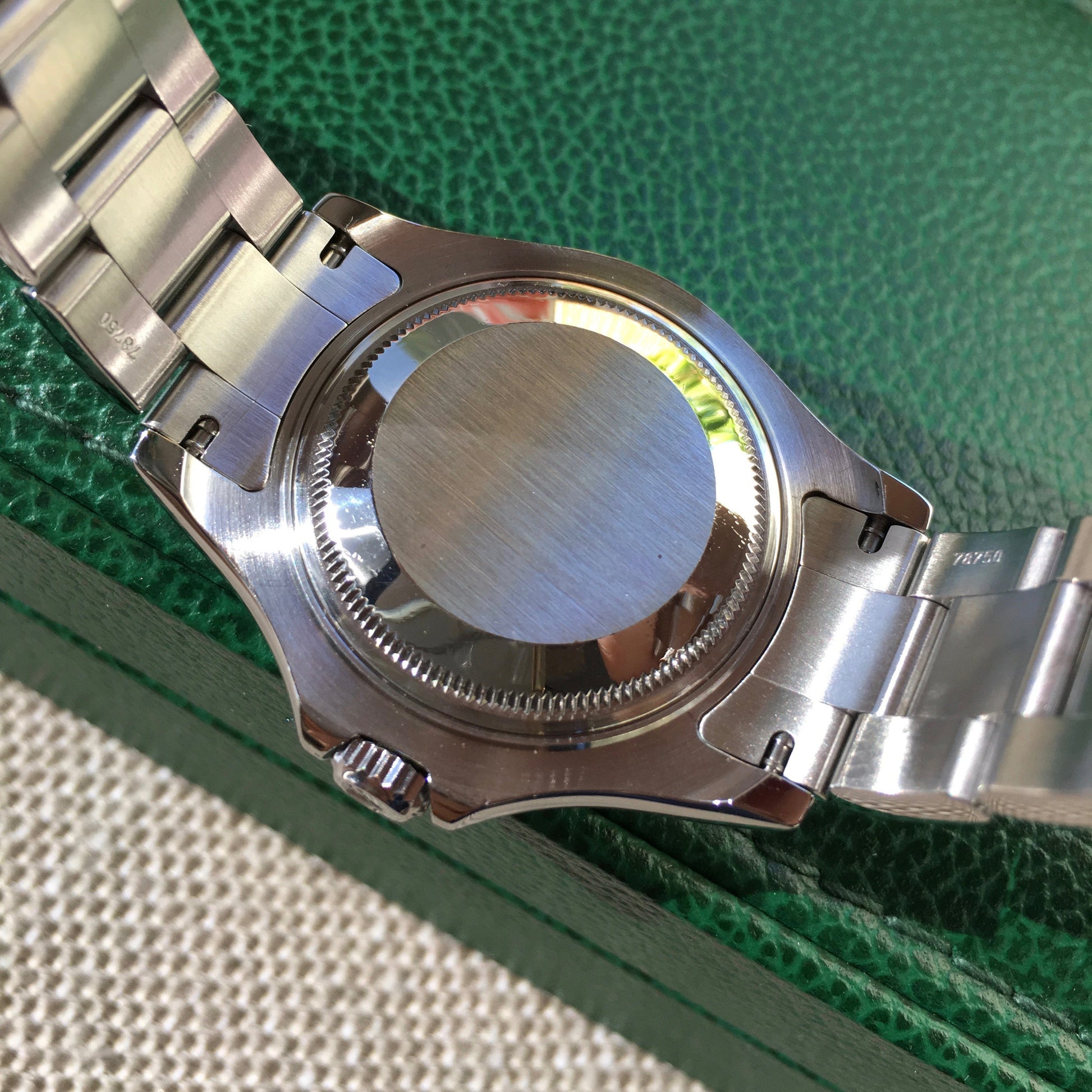 Rolex Yachtmaster 168622 Mid Size "P" Steel Platinum Oyster Ladies Wristwatch - Hashtag Watch Company